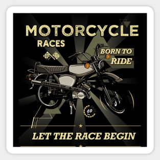 Vintage Motorcycle Sticker